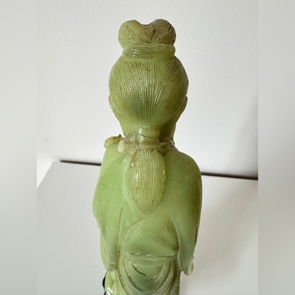 Vintage Chinese Shou Xing God of Longevity Statue on Base 12in - Picture 4 of 7